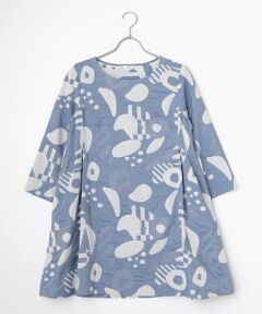 TABASA / タバサ チュニック | キカ柄風通ジャガードチュニック