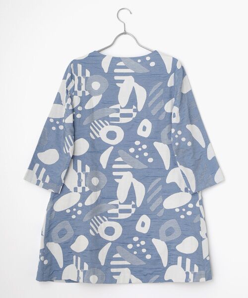 TABASA / タバサ チュニック | キカ柄風通ジャガードチュニック | 詳細2