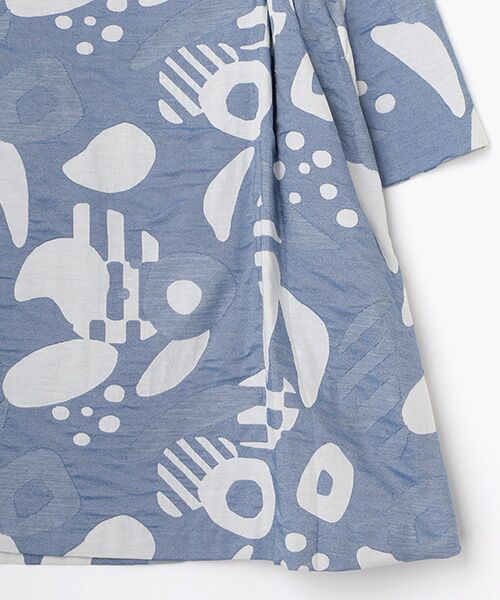 TABASA / タバサ チュニック | キカ柄風通ジャガードチュニック | 詳細4