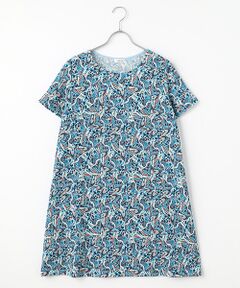 TABASA / タバサ チュニック | グラフィックフラワープリントチュニック