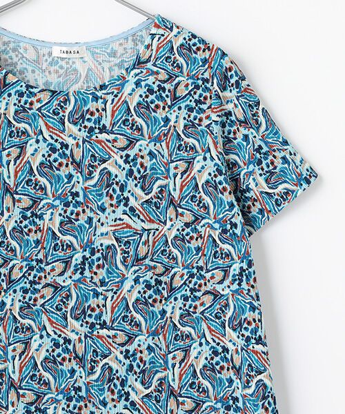 TABASA / タバサ チュニック | グラフィックフラワープリントチュニック | 詳細3