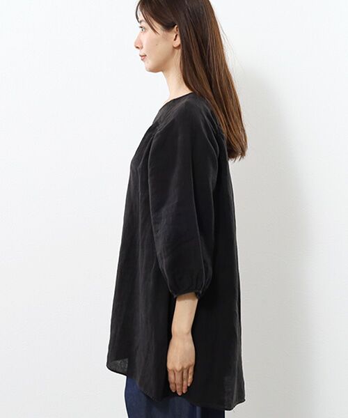 TABASA / タバサ チュニック | リネンボイルチュニック | 詳細5