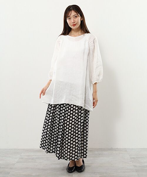 TABASA / タバサ チュニック | リネンボイルチュニック | 詳細9