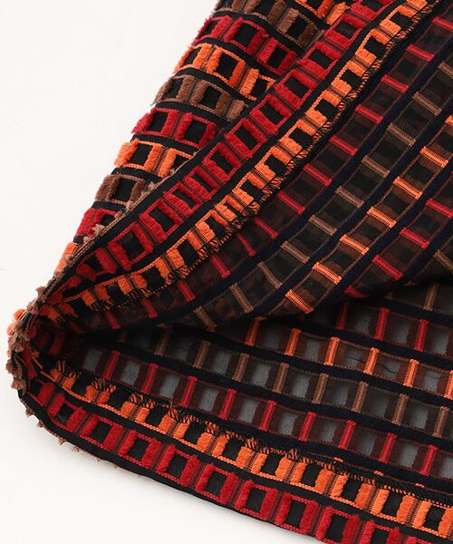 TABASA / タバサ チュニック | ブロックカットジャガードチュニック | 詳細5