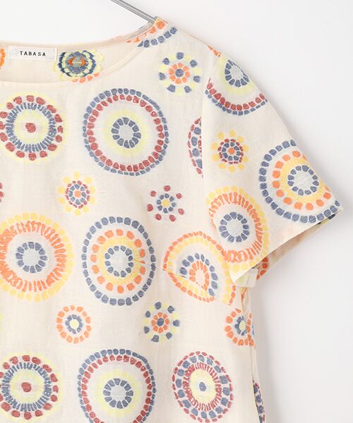 TABASA / タバサ チュニック | モザイクカットジャガードチュニック | 詳細2
