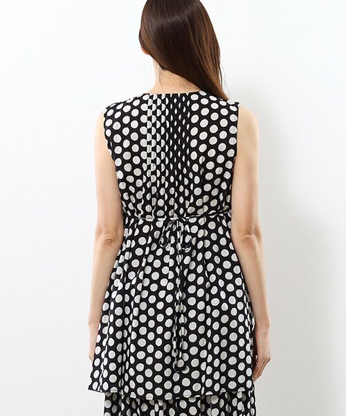 TABASA / タバサ チュニック | コットンローン×ドットプリントチュニック | 詳細3