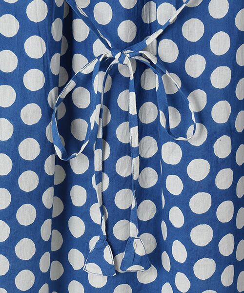 TABASA / タバサ チュニック | コットンローン×ドットプリントチュニック | 詳細10
