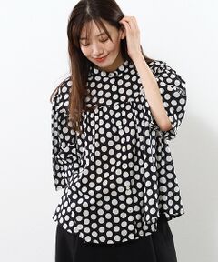 TABASA / タバサ シャツ・ブラウス | コットンローン×ドットプリントブラウス