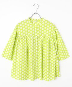 TABASA / タバサ シャツ・ブラウス | コットンローン×ドットプリントブラウス