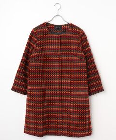TABASA / タバサ その他アウター | ブロックカットジャガードコート