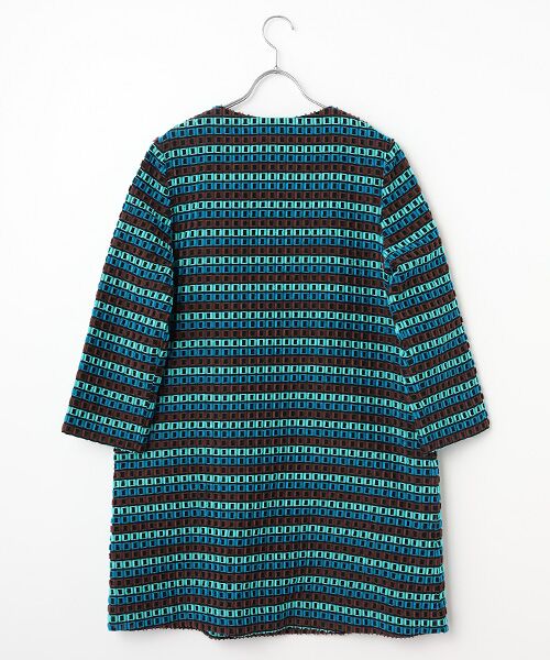 TABASA / タバサ その他アウター | ブロックカットジャガードコート | 詳細2
