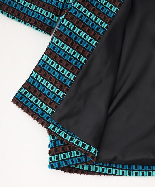 TABASA / タバサ その他アウター | ブロックカットジャガードコート | 詳細6