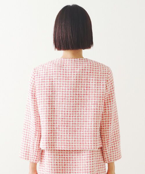 TABASA / タバサ ノーカラージャケット | ラッセルツイードジャケット | 詳細7