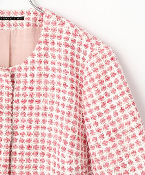 TABASA / タバサ ノーカラージャケット | ラッセルツイードジャケット | 詳細2