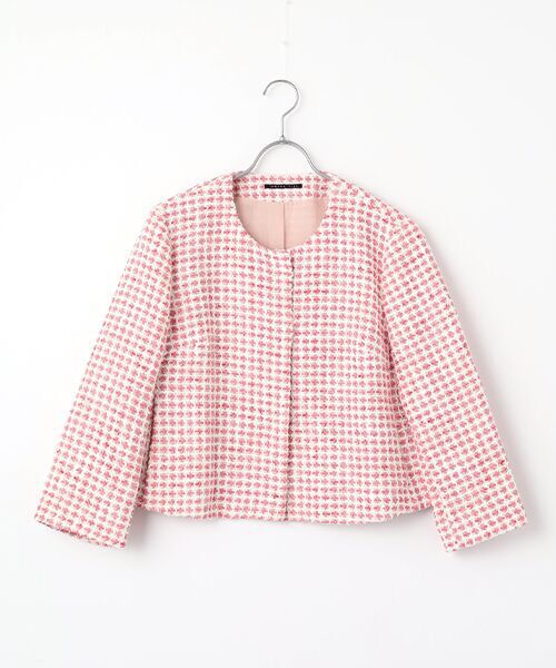 TABASA / タバサ ノーカラージャケット | ラッセルツイードジャケット | 詳細10