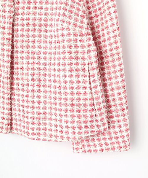 TABASA / タバサ ノーカラージャケット | ラッセルツイードジャケット | 詳細3