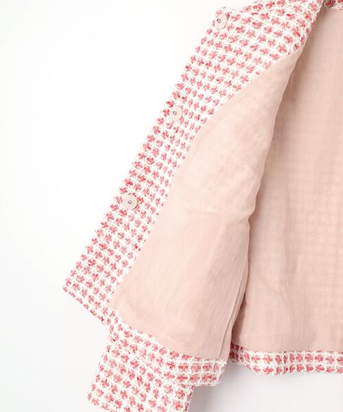 TABASA / タバサ ノーカラージャケット | ラッセルツイードジャケット | 詳細4