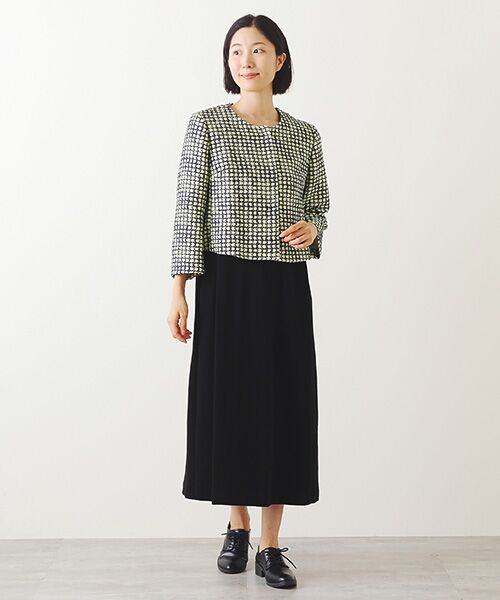 TABASA / タバサ ノーカラージャケット | ラッセルツイードジャケット | 詳細12