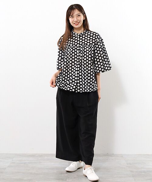 TABASA / タバサ その他パンツ | レーヨン/リネン キャンブリックパンツ | 詳細8