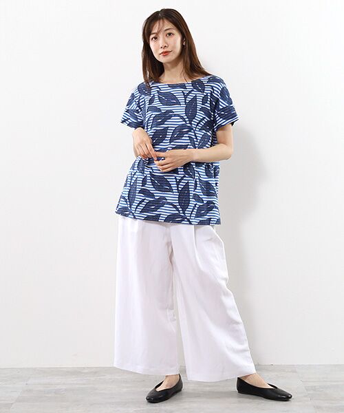 TABASA / タバサ その他パンツ | レーヨン/リネン キャンブリックパンツ | 詳細11