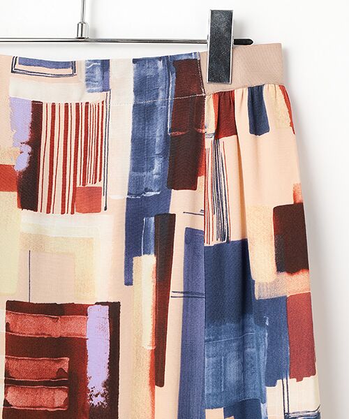 TABASA / タバサ ロング・マキシ丈スカート | ペイントプリントスカート | 詳細2