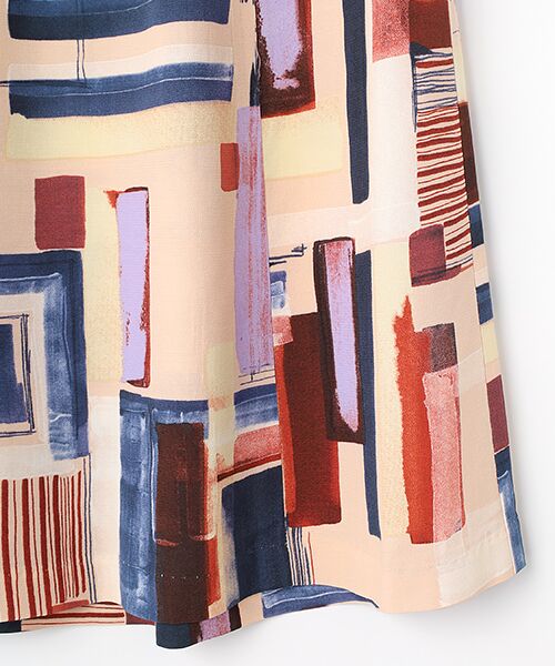 TABASA / タバサ ロング・マキシ丈スカート | ペイントプリントスカート | 詳細3