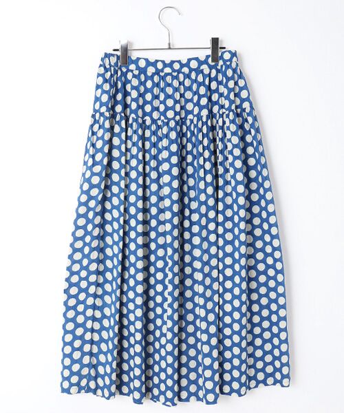 TABASA / タバサ ロング・マキシ丈スカート | コットンローン×ドットプリントスカート | 詳細4