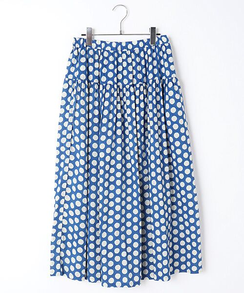 TABASA / タバサ ロング・マキシ丈スカート | コットンローン×ドットプリントスカート | 詳細13