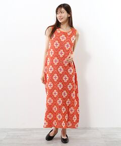 TABASA / タバサ ロング・マキシ丈ワンピース | ダマスクジャガードニットワンピース