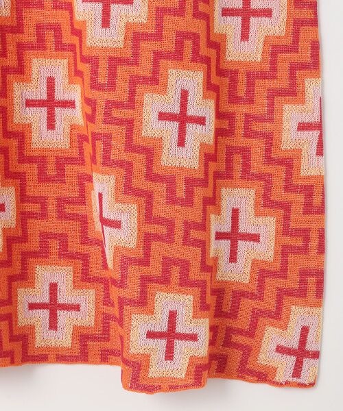 TABASA / タバサ ロング・マキシ丈ワンピース | ダマスクジャガードニットワンピース | 詳細4