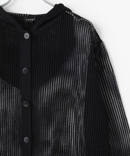 TABASA / タバサ カーディガン・ボレロ | メッシュロングパーカー | 詳細2