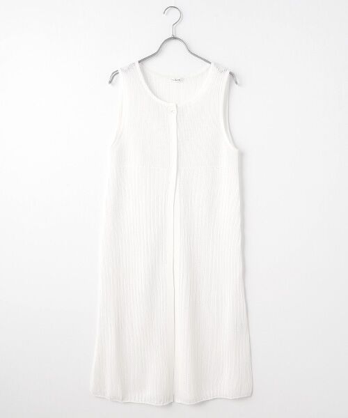 TABASA/タバサ メッシュロングベスト オフ F TABASA/タバサ メッシュロングベスト オフ F