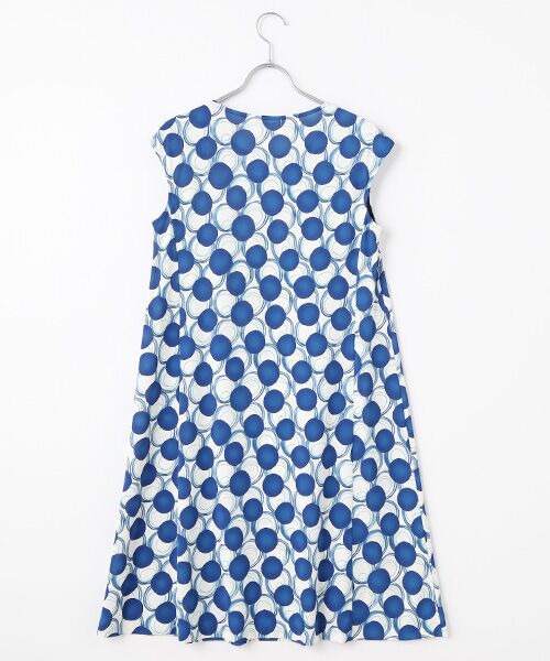 TABASA / タバサ ロング・マキシ丈ワンピース | ドットサークルプリントワンピース | 詳細6
