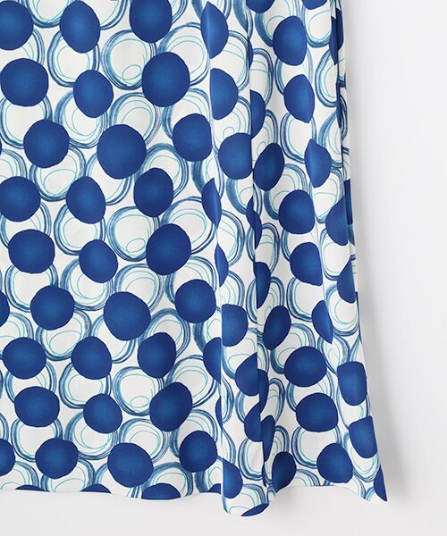 TABASA / タバサ ロング・マキシ丈ワンピース | ドットサークルプリントワンピース | 詳細8
