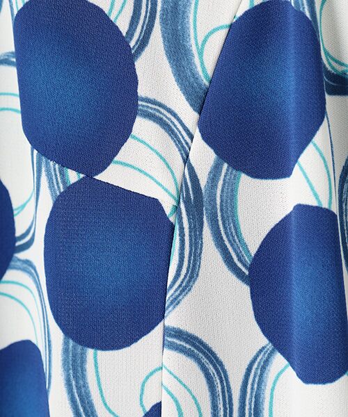 TABASA / タバサ ロング・マキシ丈ワンピース | ドットサークルプリントワンピース | 詳細9