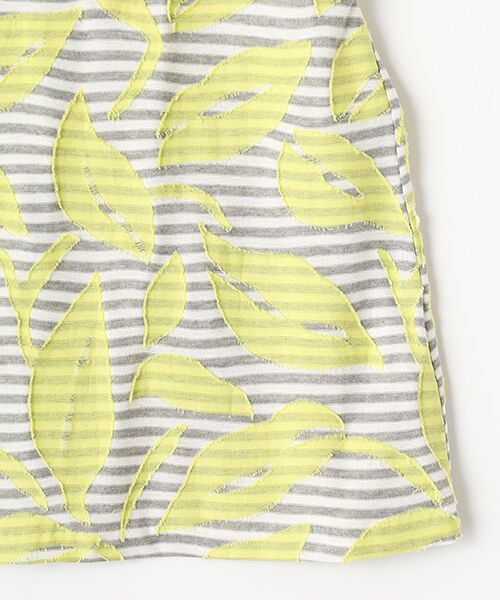 TABASA / タバサ シャツ・ブラウス | ボーダー×フラワーカットジャガードブラウス | 詳細3