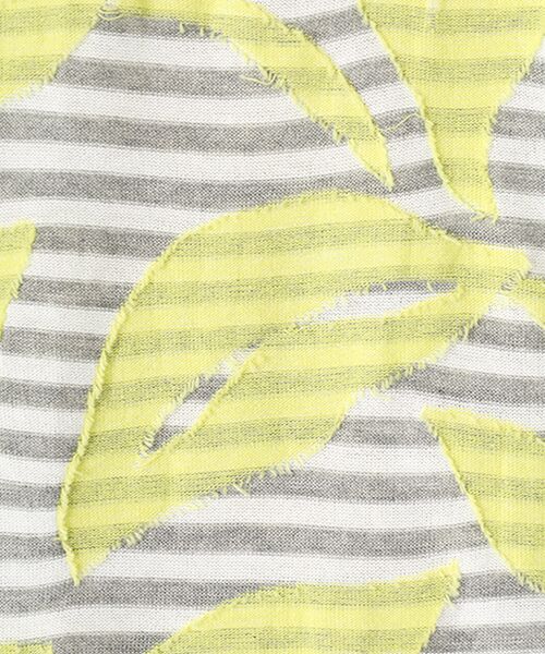 TABASA / タバサ シャツ・ブラウス | ボーダー×フラワーカットジャガードブラウス | 詳細4