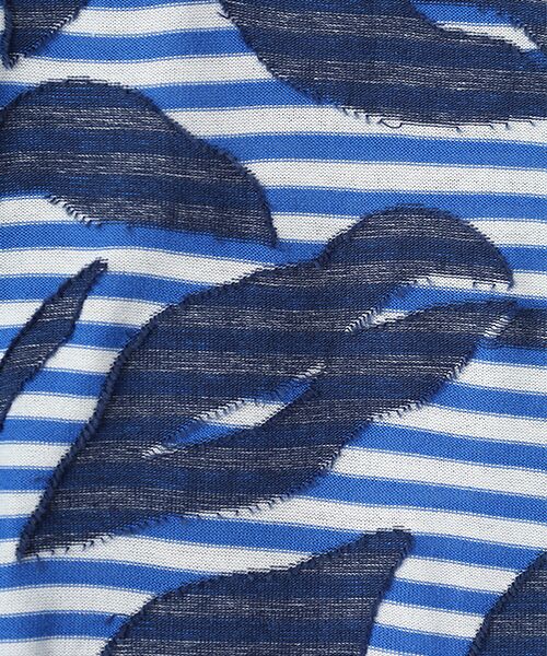 TABASA / タバサ シャツ・ブラウス | ボーダー×フラワーカットジャガードブラウス | 詳細6