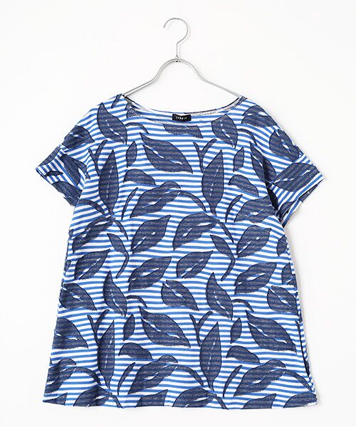 TABASA / タバサ シャツ・ブラウス | ボーダー×フラワーカットジャガードブラウス | 詳細8