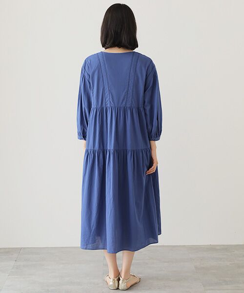 TABASA / タバサ ロング・マキシ丈ワンピース | ナチュラルタイプライターワンピース | 詳細8