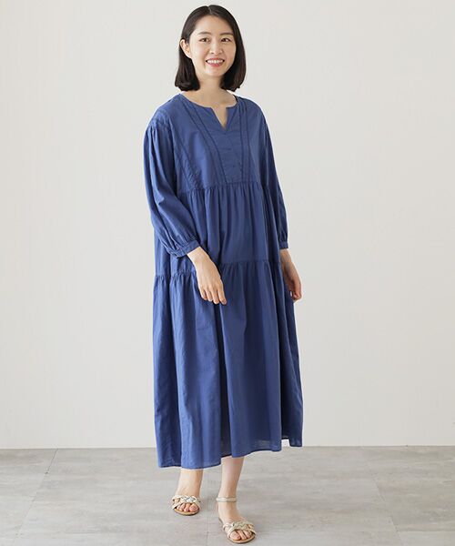 TABASA / タバサ ロング・マキシ丈ワンピース | ナチュラルタイプライターワンピース | 詳細9