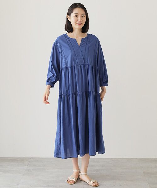 TABASA / タバサ ロング・マキシ丈ワンピース | ナチュラルタイプライターワンピース | 詳細10