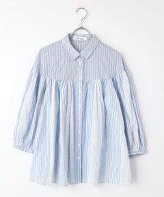 TABASA / タバサ シャツ・ブラウス | コットンシャーリングストライプブラウス