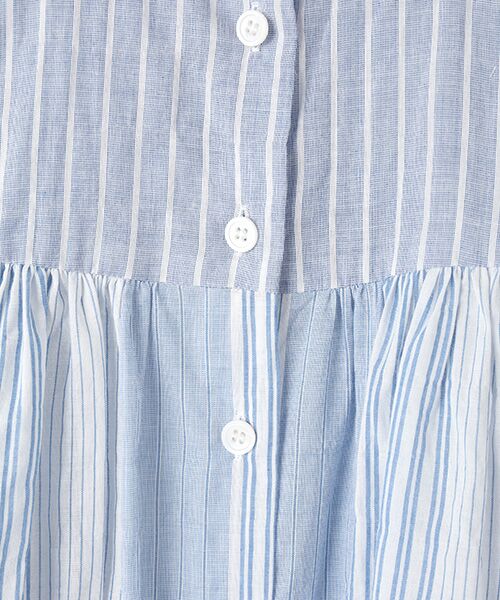 TABASA / タバサ シャツ・ブラウス | コットンシャーリングストライプブラウス | 詳細1