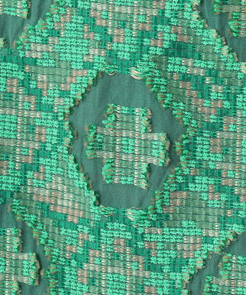 TABASA / タバサ チュニック | モザイク柄カットジャガードチュニック | 詳細3