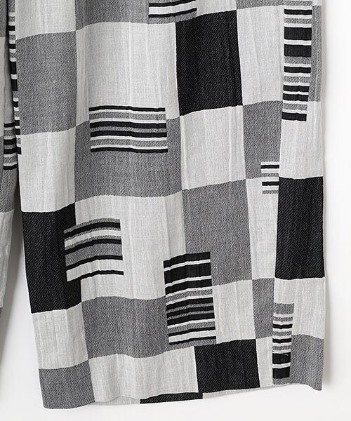 TABASA / タバサ その他パンツ | 風通パッチワークジャガードパンツ | 詳細3