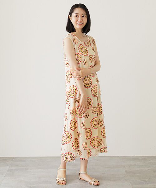 TABASA / タバサ ロング・マキシ丈ワンピース | 花火刺繍ワンピース | 詳細8