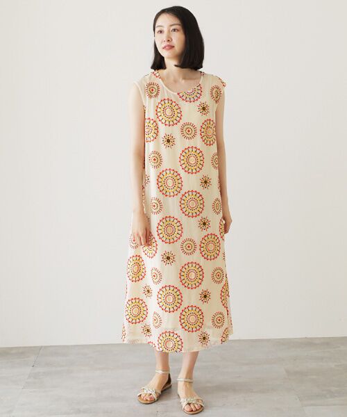 TABASA / タバサ ロング・マキシ丈ワンピース | 花火刺繍ワンピース | 詳細9