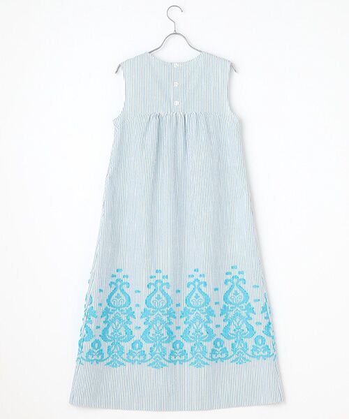 TABASA / タバサ ロング・マキシ丈ワンピース | オーナメントカットジャガードワンピース | 詳細3