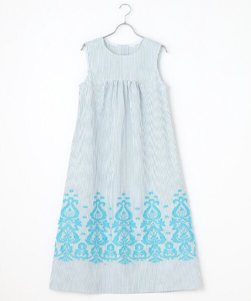 TABASA / タバサ ロング・マキシ丈ワンピース | オーナメントカットジャガードワンピース | 詳細10